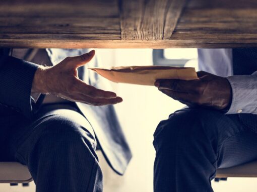 Under the table corruption and bribery package