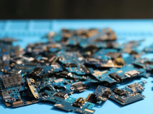 electronic waste in cellphone chips