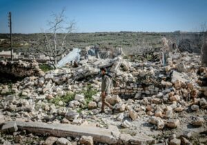 unwanted waste and rubble outside landfill dump