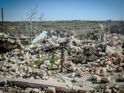 unwanted waste and rubble outside landfill dump