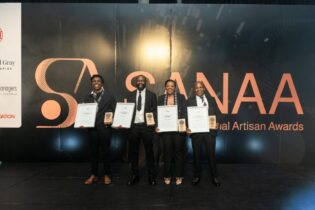 2025 Artisans of Mzansi winners are from left Nhlanhla Ndlovu, Sam Mokgothu, Liyabona Xishibana and Mferere Mnguni