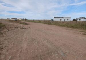 Bityi residents near Mthatha raised their own funds to level this gravel road in their community after their pleas for government help went unanswered for years. Photo: Nombulelo Damba-Hendrik
