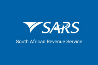 SARS logo in blue and white