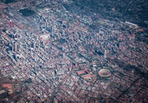 South Africa Johannesburg top view