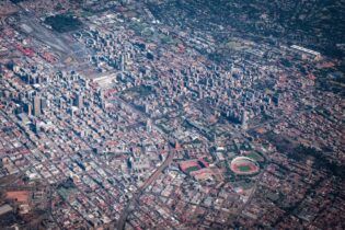 South Africa Johannesburg top view