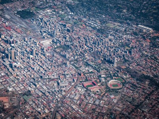 South Africa Johannesburg top view