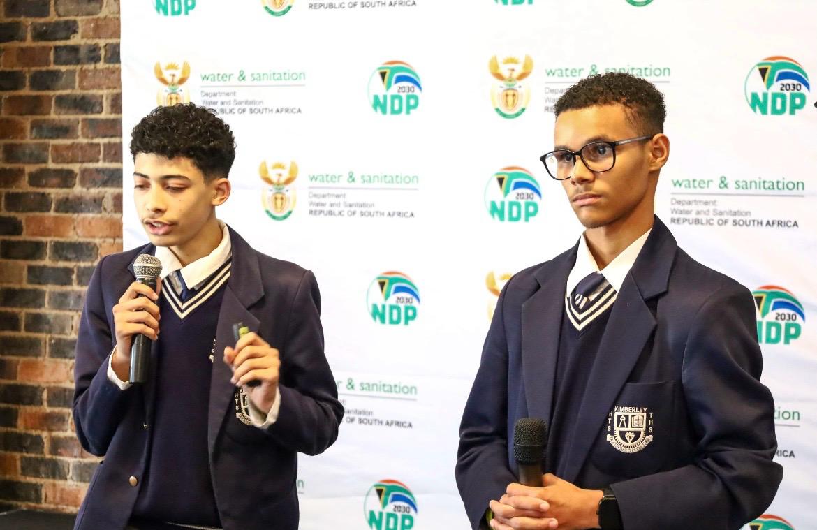Third place, Moegamat Panker and Rylee Joseph from Northern Cape