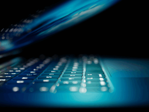 internet access via a laptop computer folded