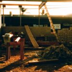 small business contractor on a building site