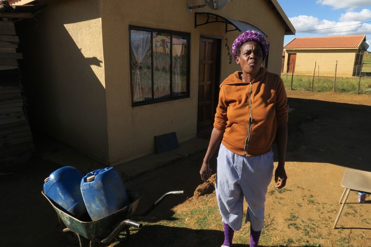 Beauty Sabiya, who moved into her RDP home two years ago