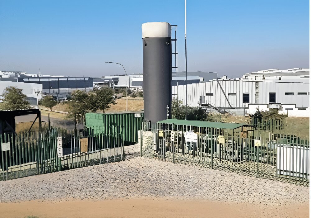 Chloorkop gas flare