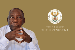 From the desk of Cyril Ramaphosa, President of South Africa