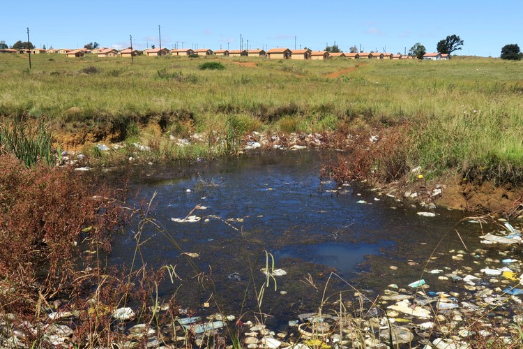 Madala sewage in Emakhazeni