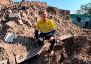 Minister Dean Macpherson Visits Site Of Shembe Church Wall Collapse