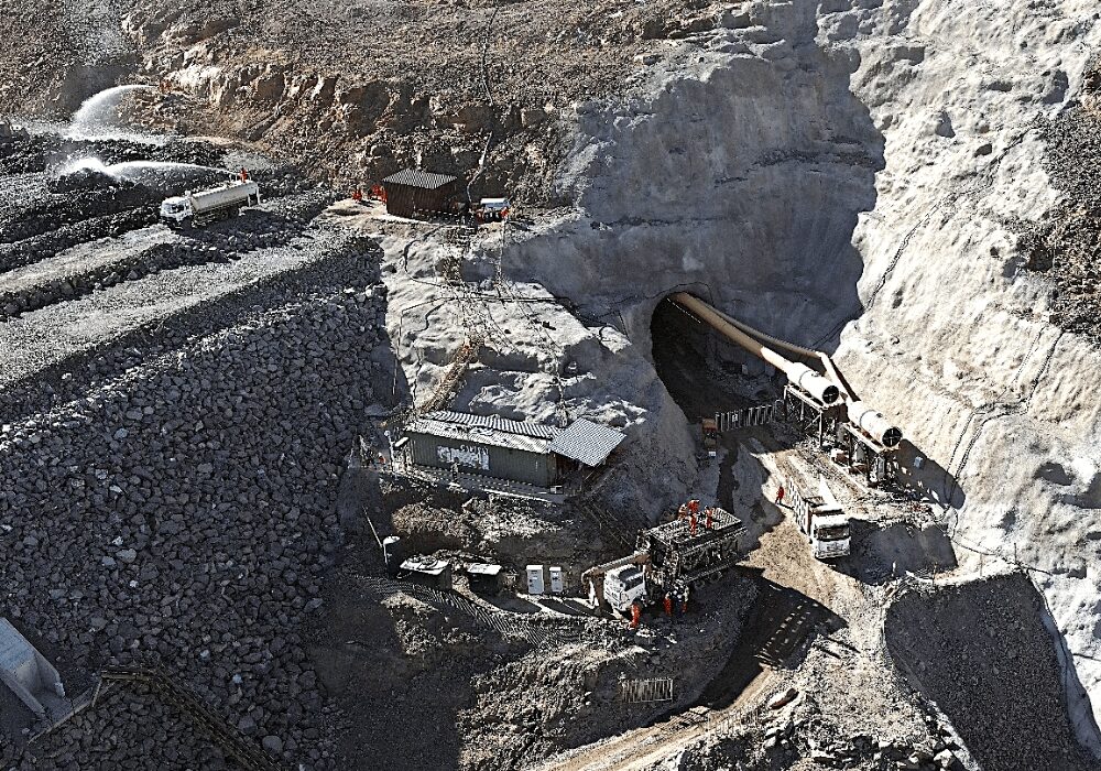 Polihali Dam Downstream tunnel portal