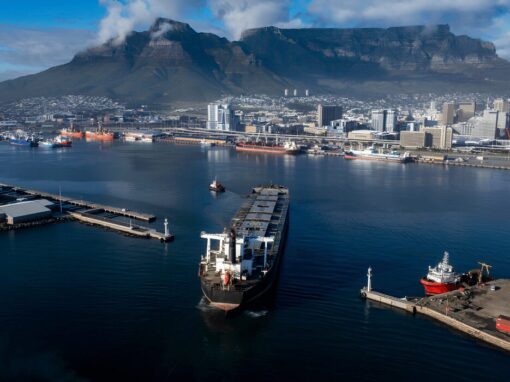 South African trade port in Cape Town