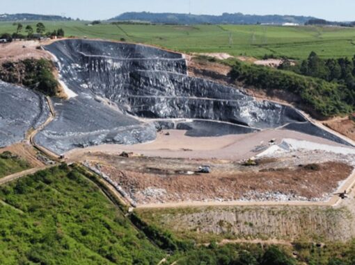 Temporary capping system installed in a landfill