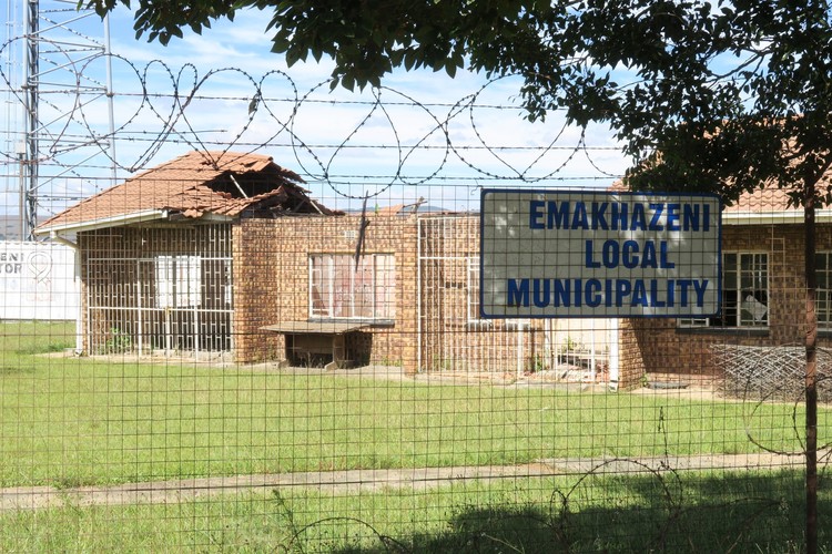 The local municipal office in Emthonjeni township, Entokozweni