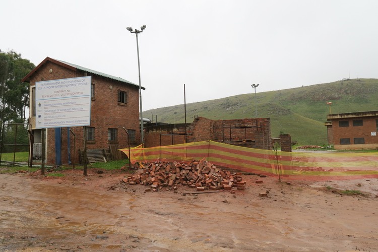 The water treatment works at Dullstroom are being upgraded.