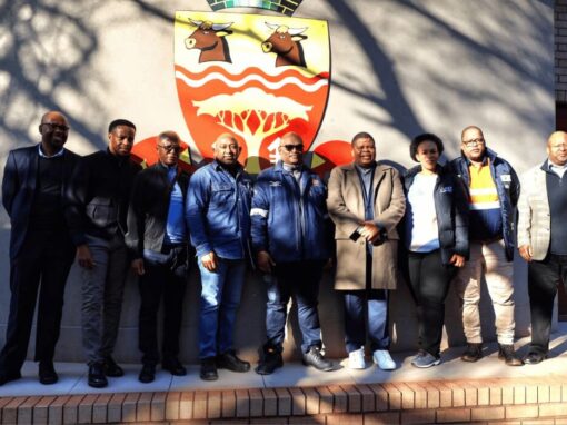 Vaal Gamagara Bulk Water Supply Scheme Project team