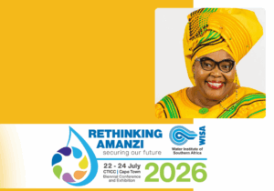 WISA Biennial Conference and Exhibition conference banner with Minister Pemmy Majodina