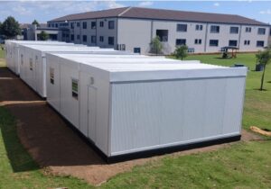Waco Modular buildings on school grounds