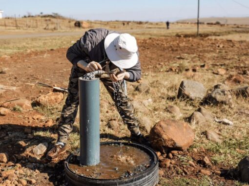 clean water from a borehole