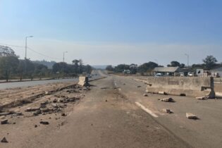 dedicated bus and taxi lane on Moses Mabida in Pietermaritzburg