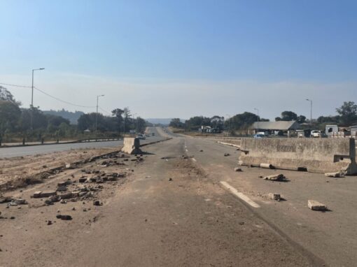 dedicated bus and taxi lane on Moses Mabida in Pietermaritzburg