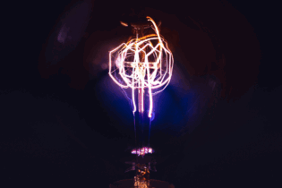 lightbulb in the dark