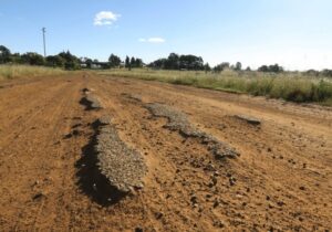 makhazeni town’s industrial area road washed away
