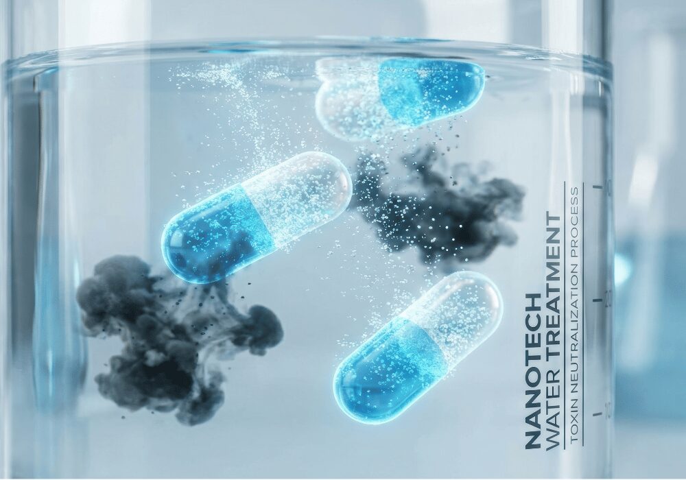 nanotechnology tablets dissolving into test tube water