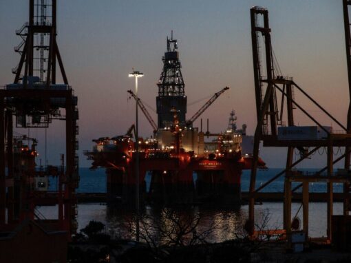 petroleum extraction at sea