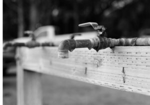 water crisis with dry taps