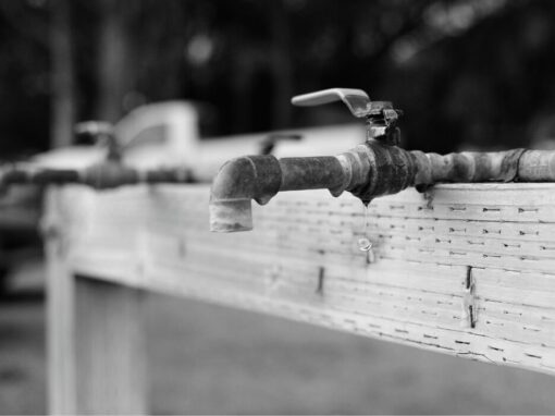 water crisis with dry taps