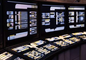 Artificial Intelligence computer screens