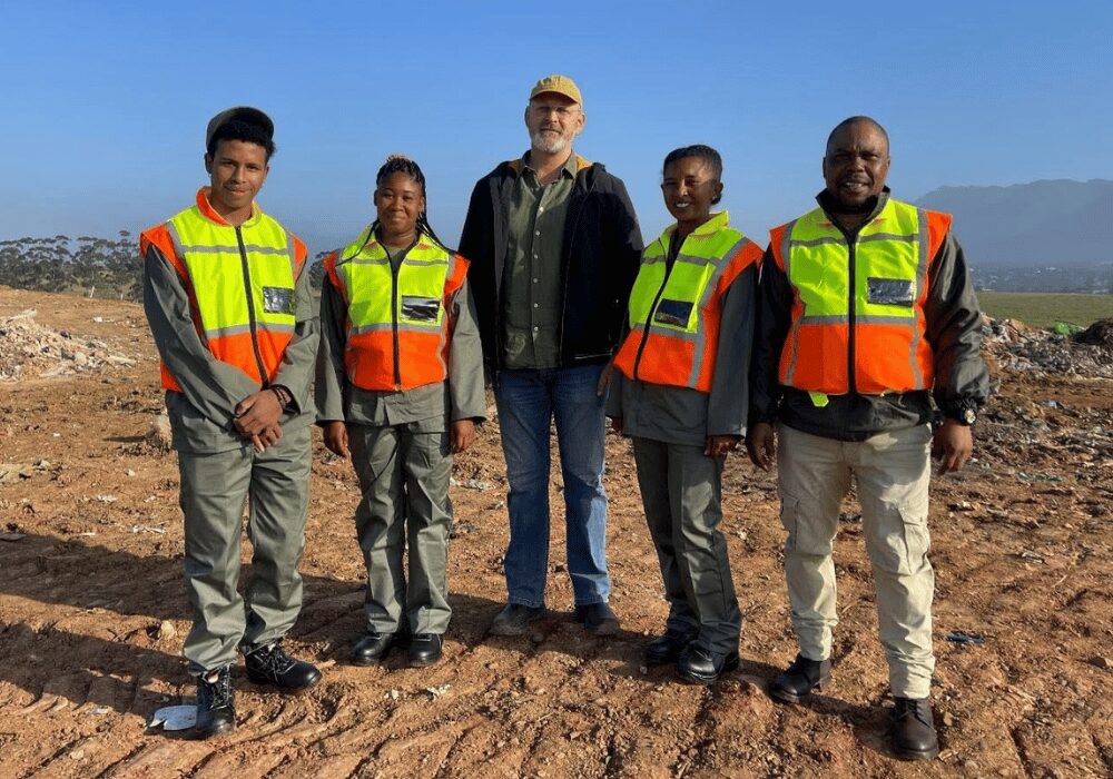 Johan van Niekerk, Senior Manager Waste and Environmental and Raalebborg staff members
