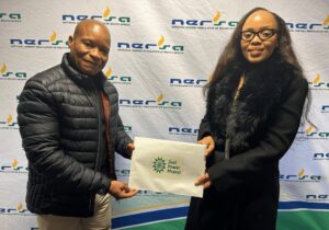 NERSA head of communications Charles Hlebela and Power Mzansi Marketing Director, Lorna Sithole