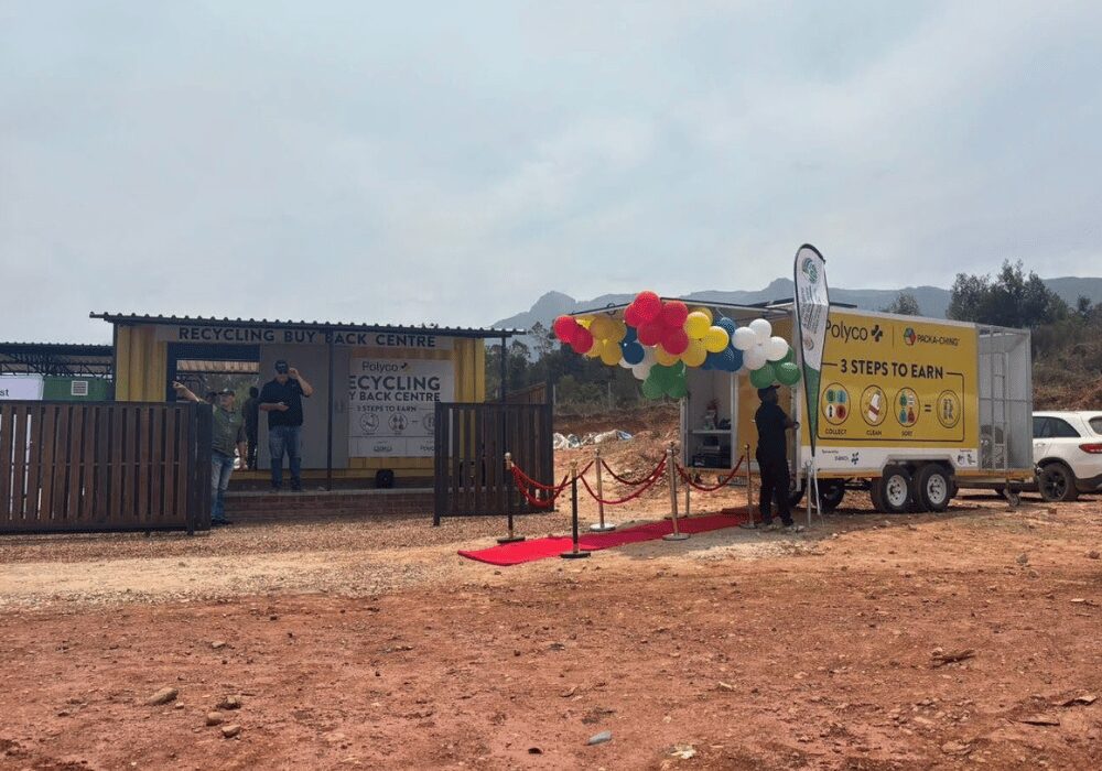Polyco and Pack-A-Ching recycling buy back centre