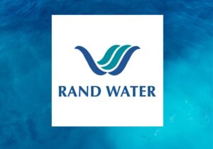 Rand Water logo on water background