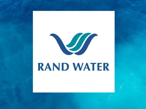 Rand Water logo on water background