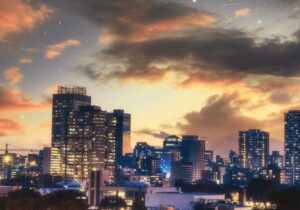 Sandton City Johannesburg at night