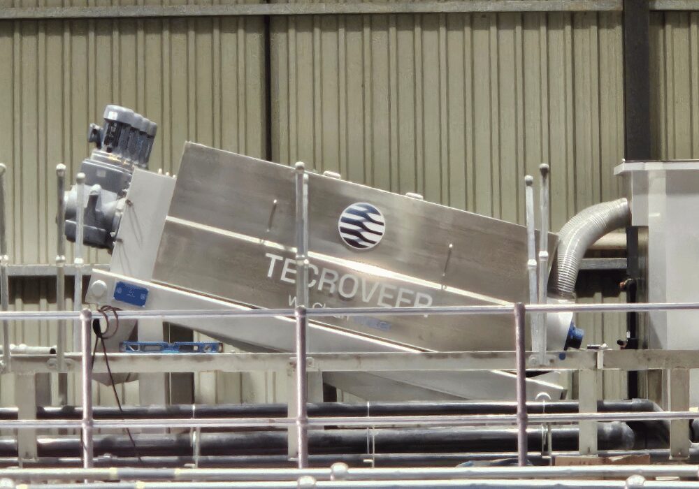 Sludge thickening technology with Tecroveer