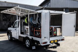 Werner Pumps - Industrial Cleaning truck for drone