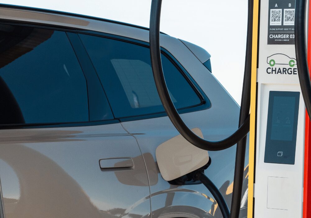 electric charging point for a car