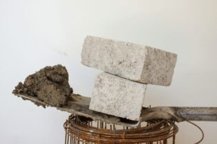 mixed cement and cement bricks