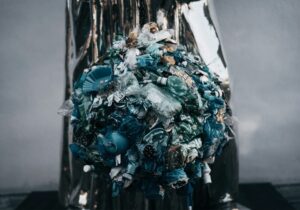 plastic pile for recycling