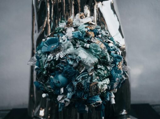 plastic pile for recycling