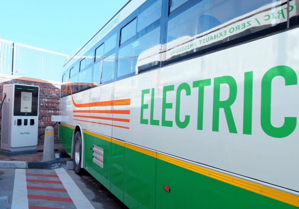 Golden Arrow Electric Bus electric charging station