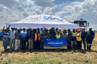 Johannesburg Water and Wits Science school of Geoscience team photo